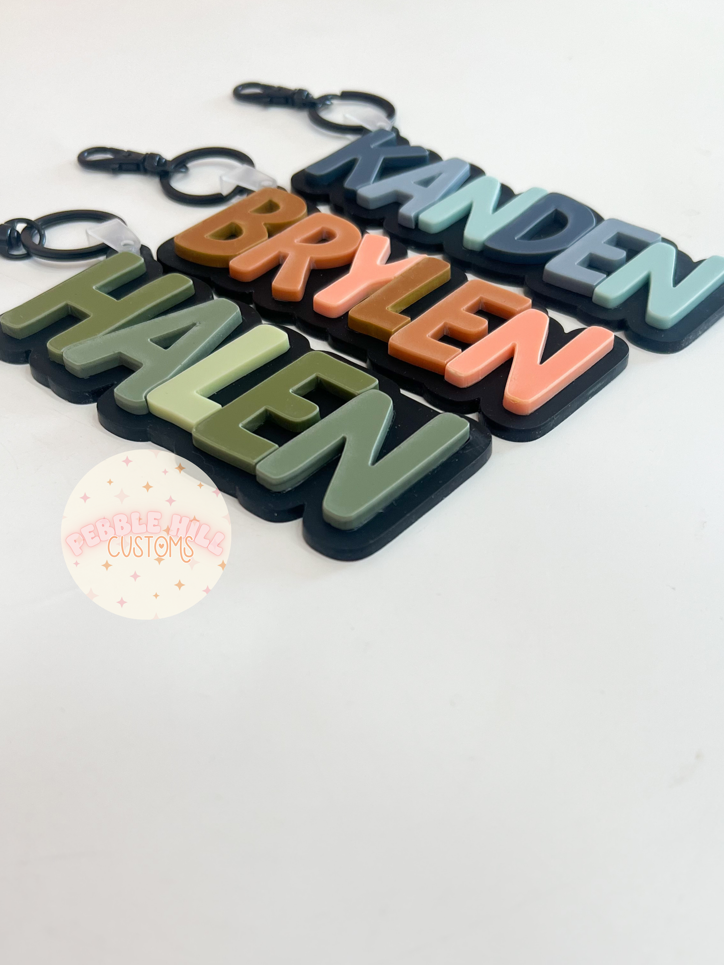 Ombre Backpack Tags