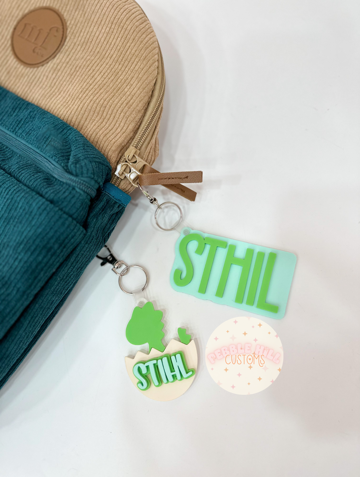 Dinosaur Backpack Tag