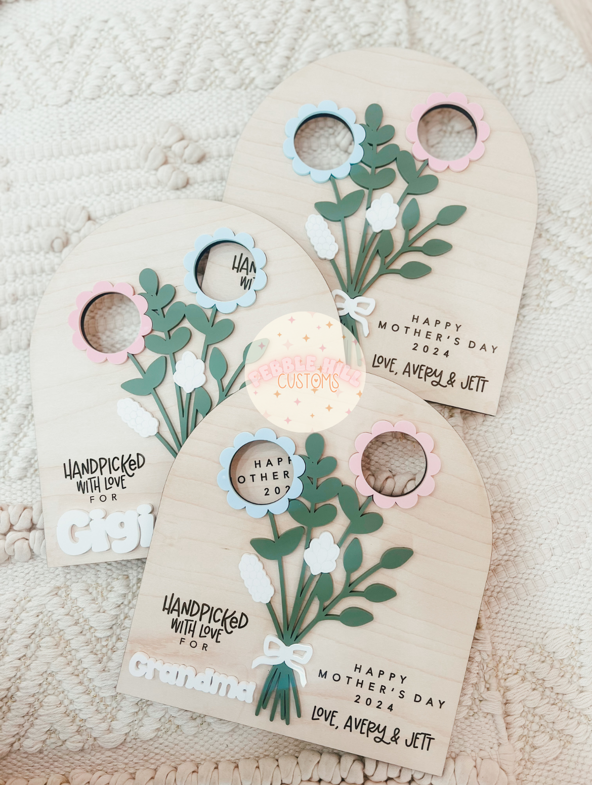 Flower Bouquet Photo Sign
