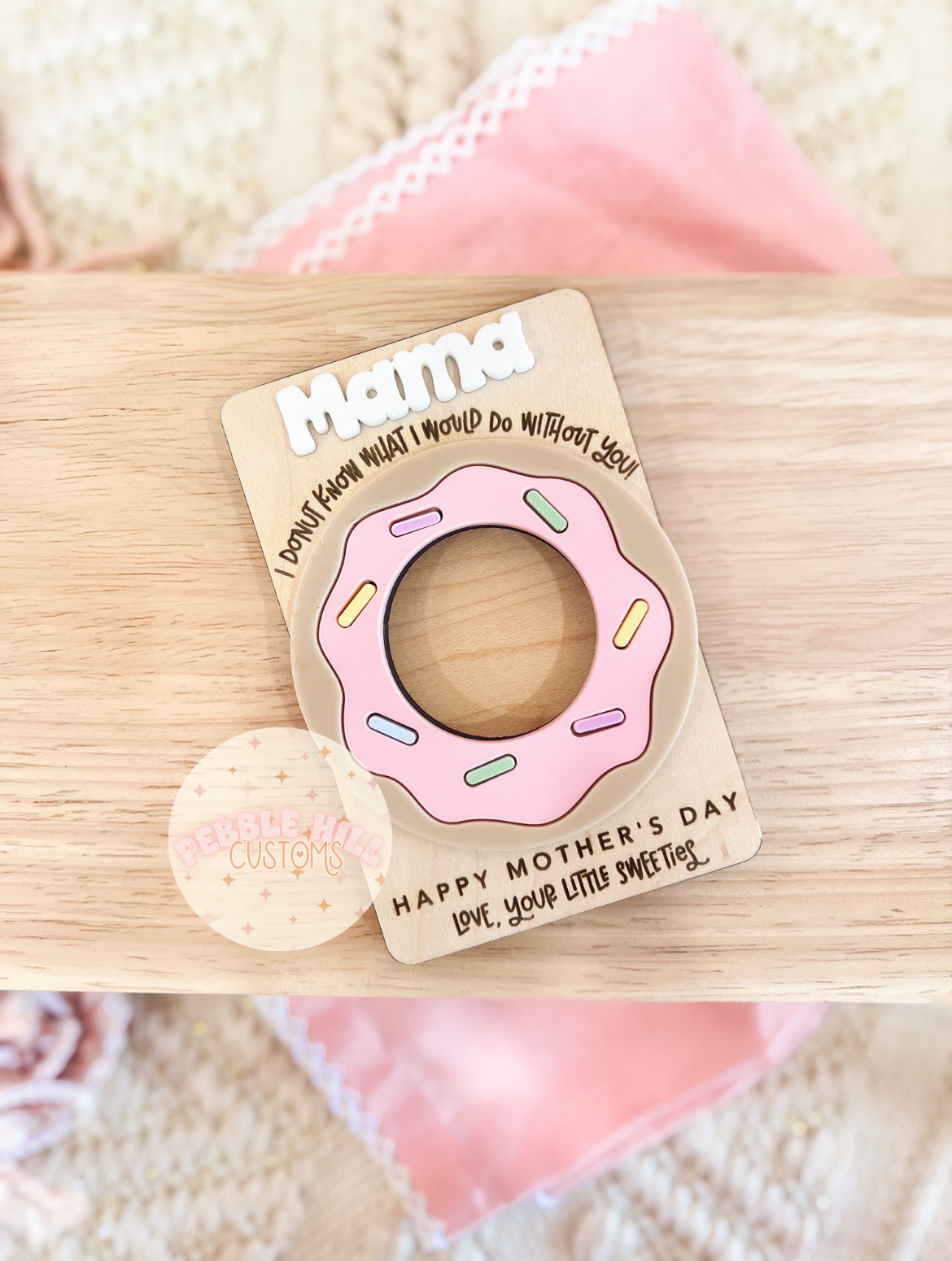 Donut Mother's Day Photo Frame Magnet