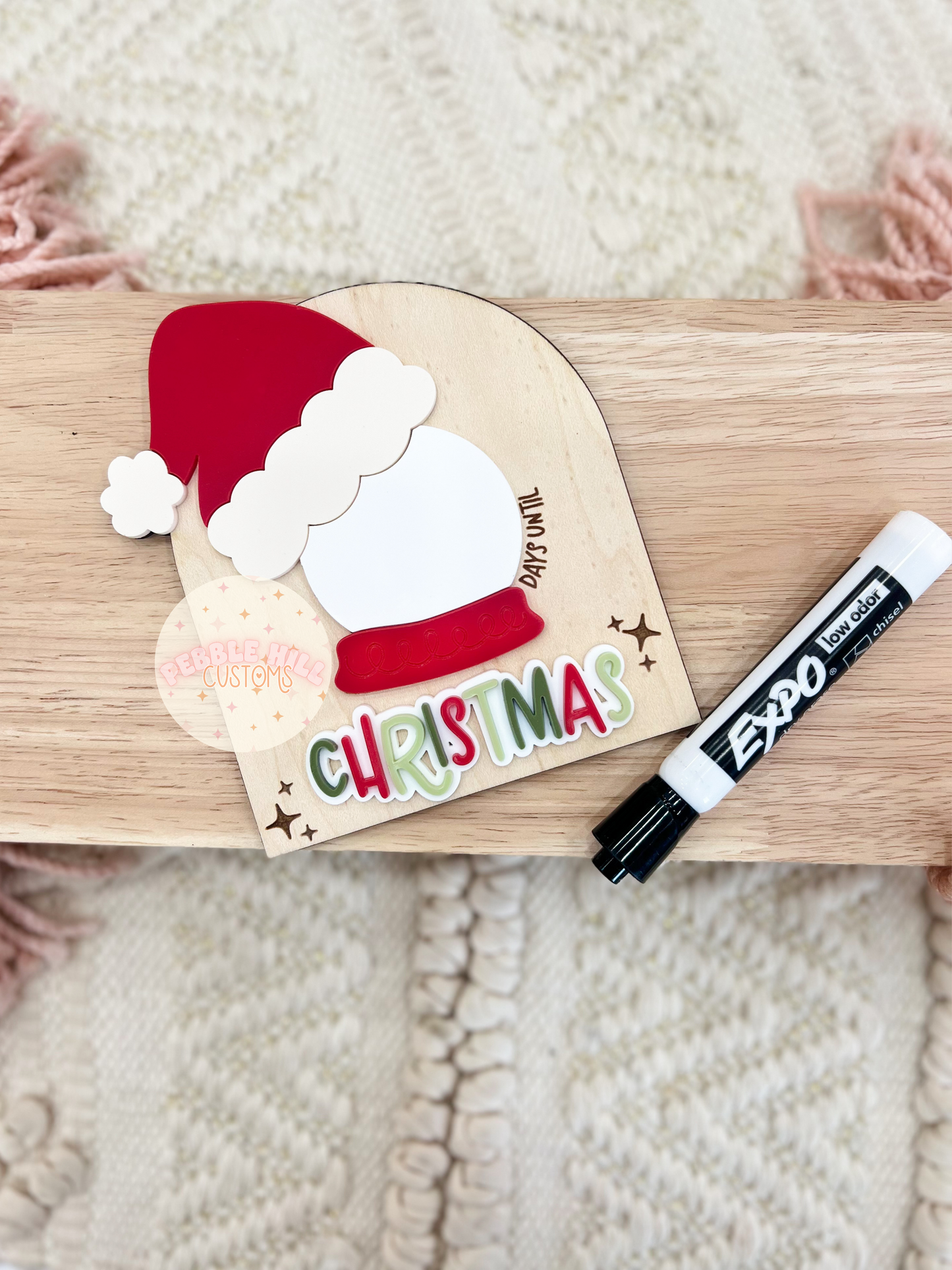 Christmas Countdown Sign