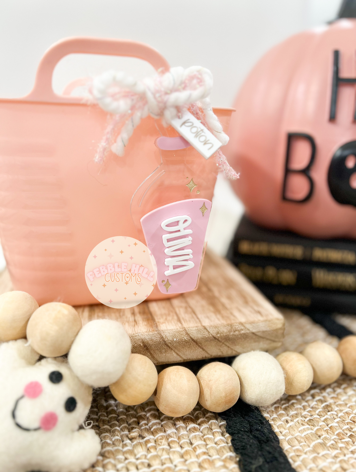 Potion Cauldron Halloween Tag