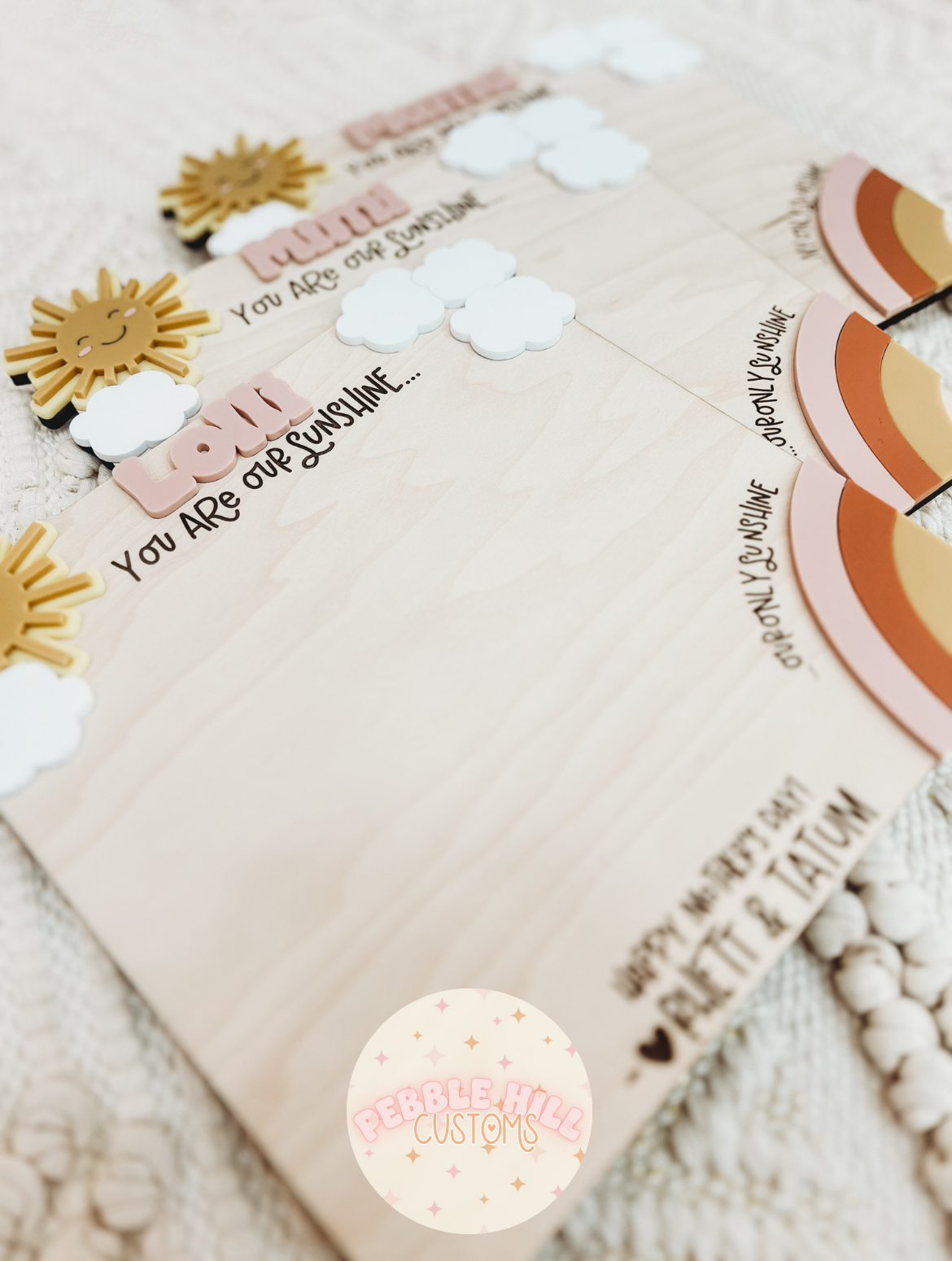 Mother's Day Sunshine Handprint Sign