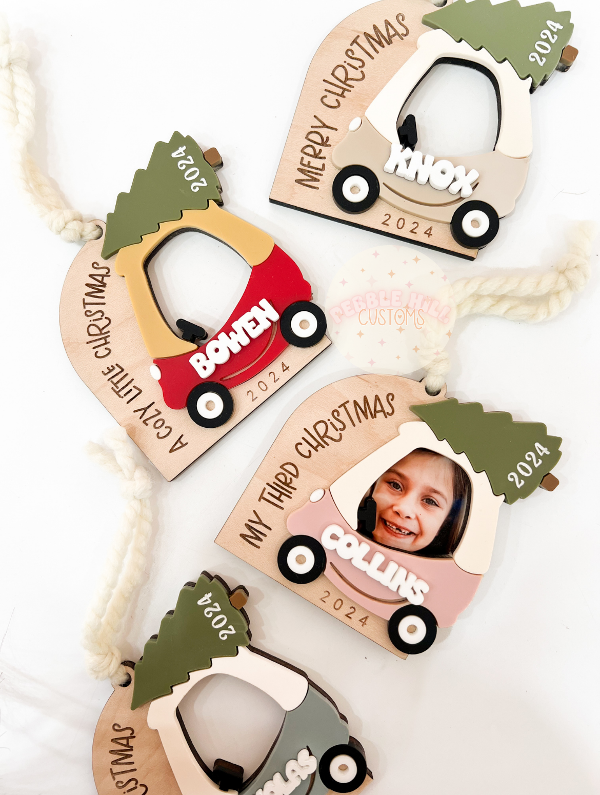 Cozy Coupe Photo Ornament (Round)