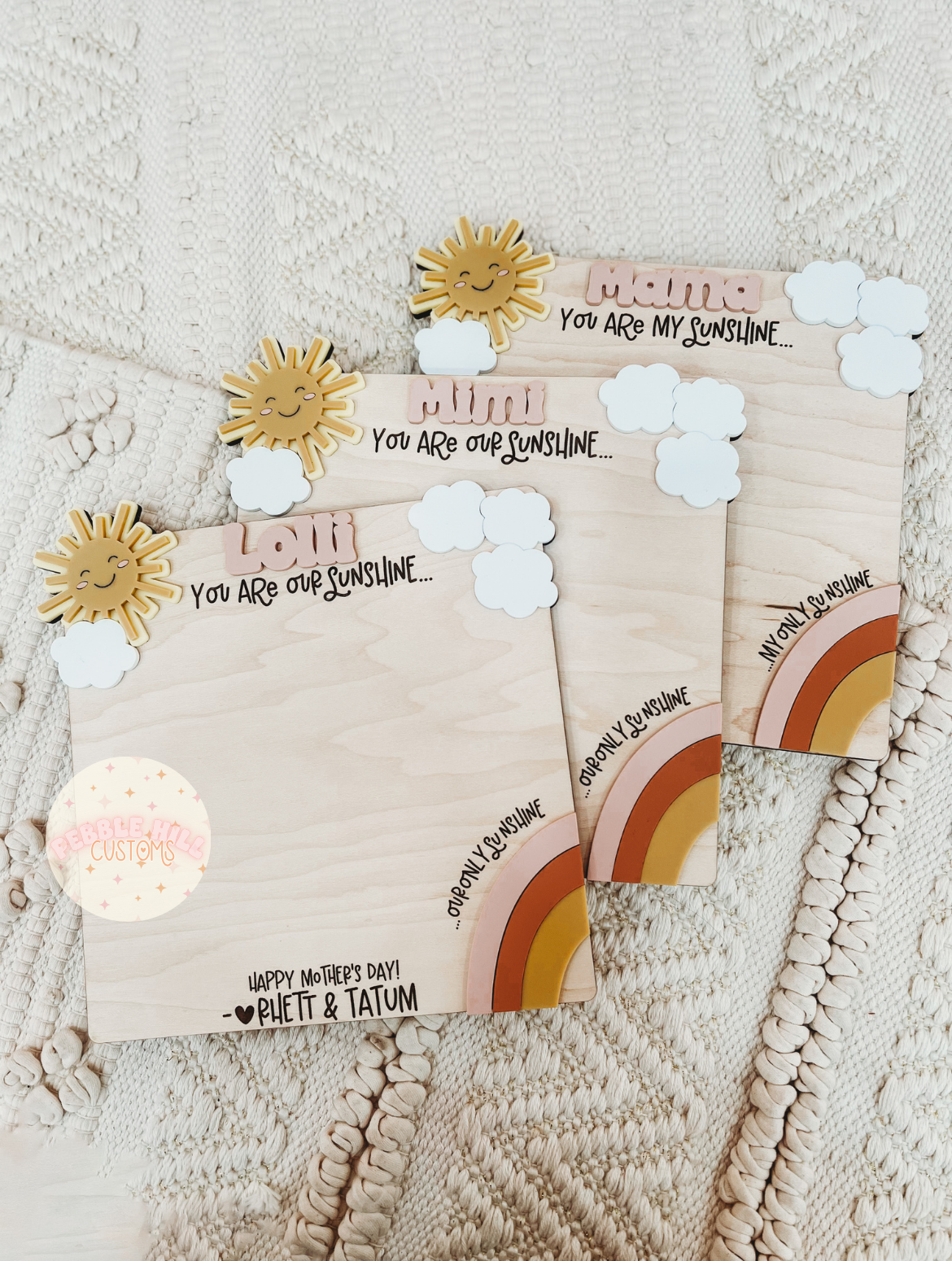 Mother's Day Sunshine Handprint Sign
