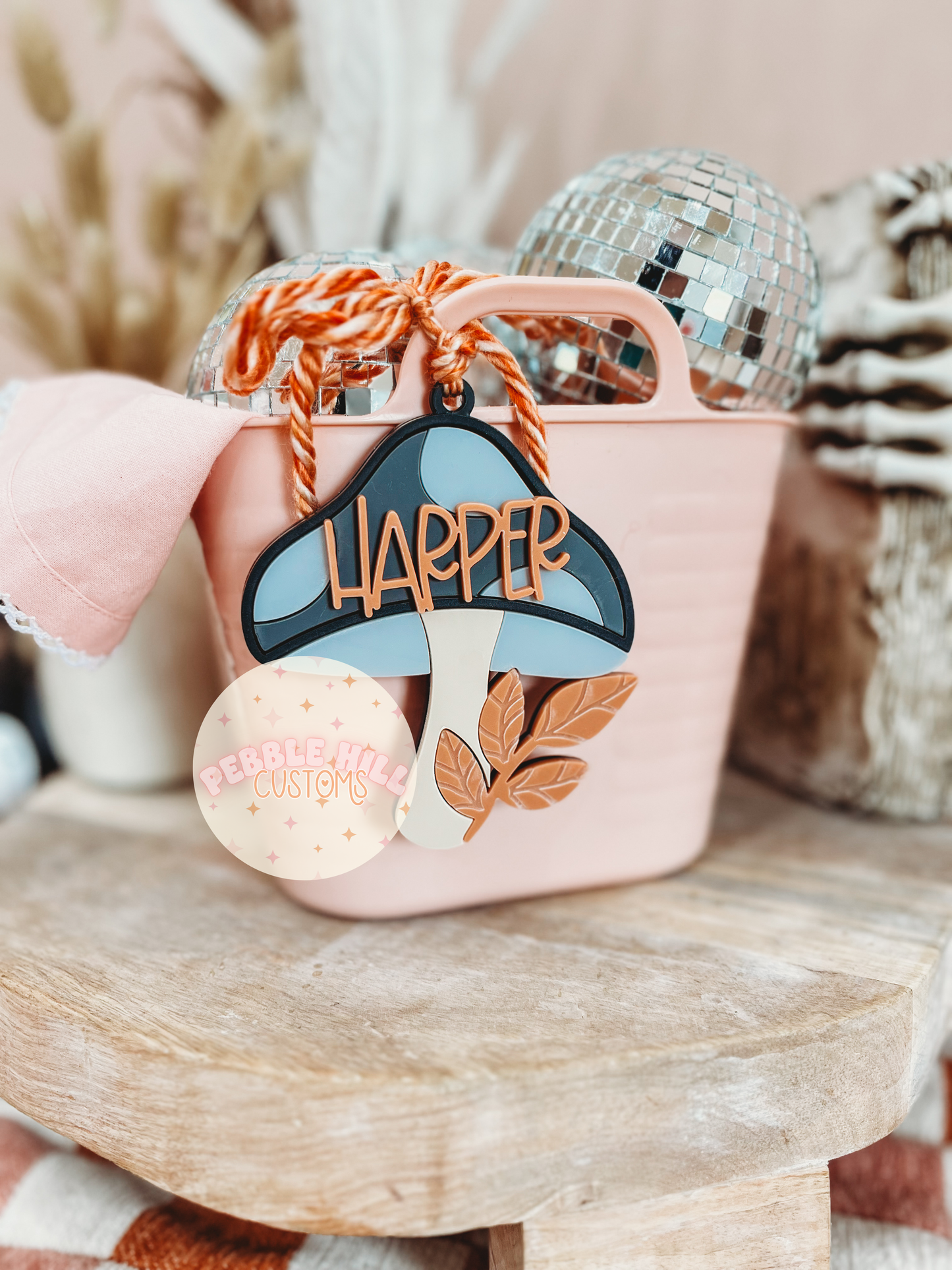 Fall Mushroom Halloween Tag