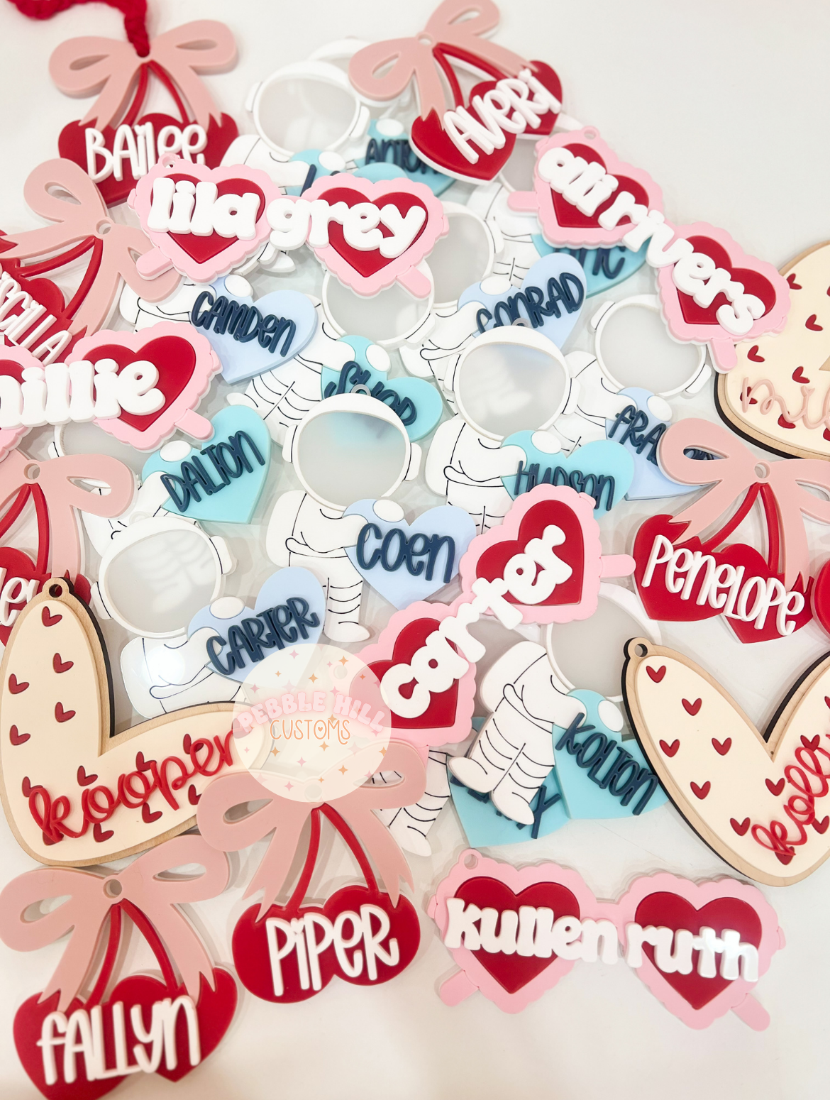 Astronaut Valentine's Tag