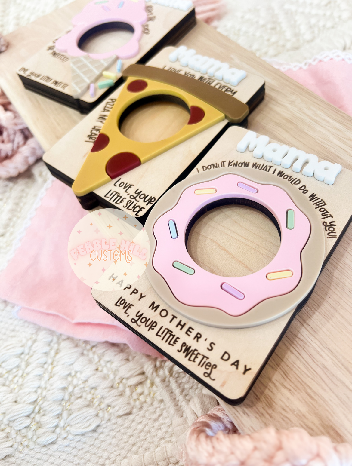 Ice Cream Mother's Day Photo Frame Magnet