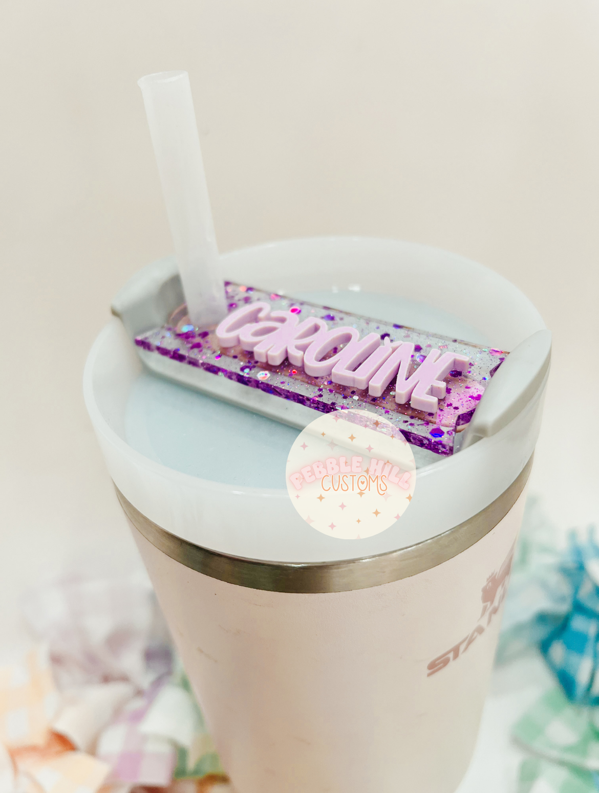 Purple Confetti Stanley Topper