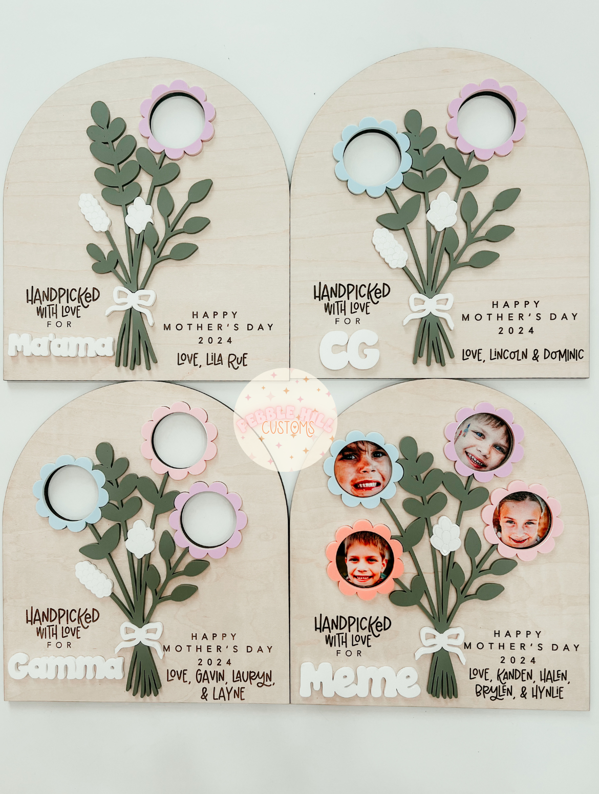 Flower Bouquet Photo Sign