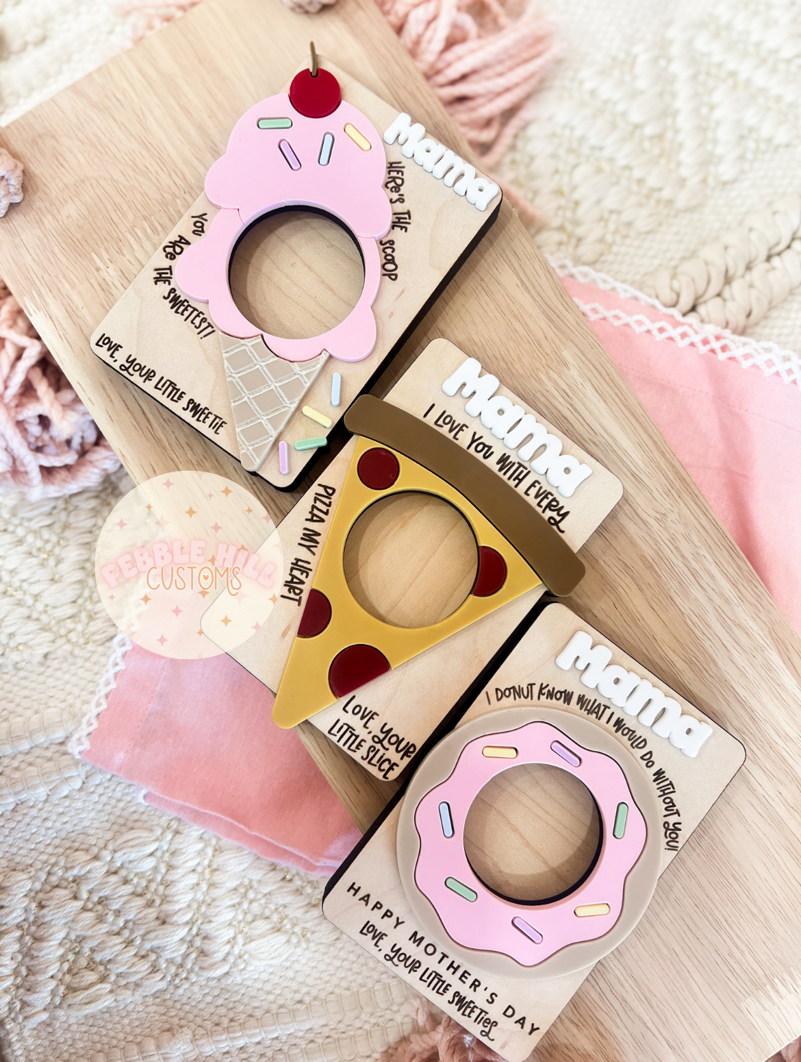 Ice Cream Mother's Day Photo Frame Magnet
