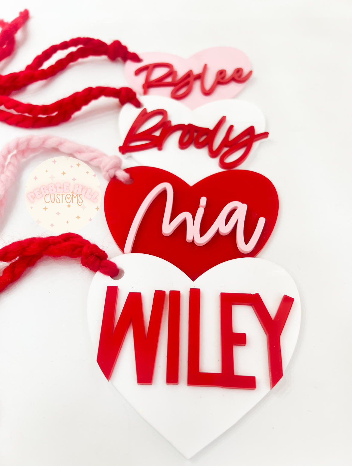 Valentine's Day Heart Tag