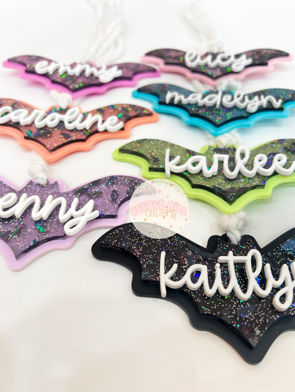 Glitter Bat Tag