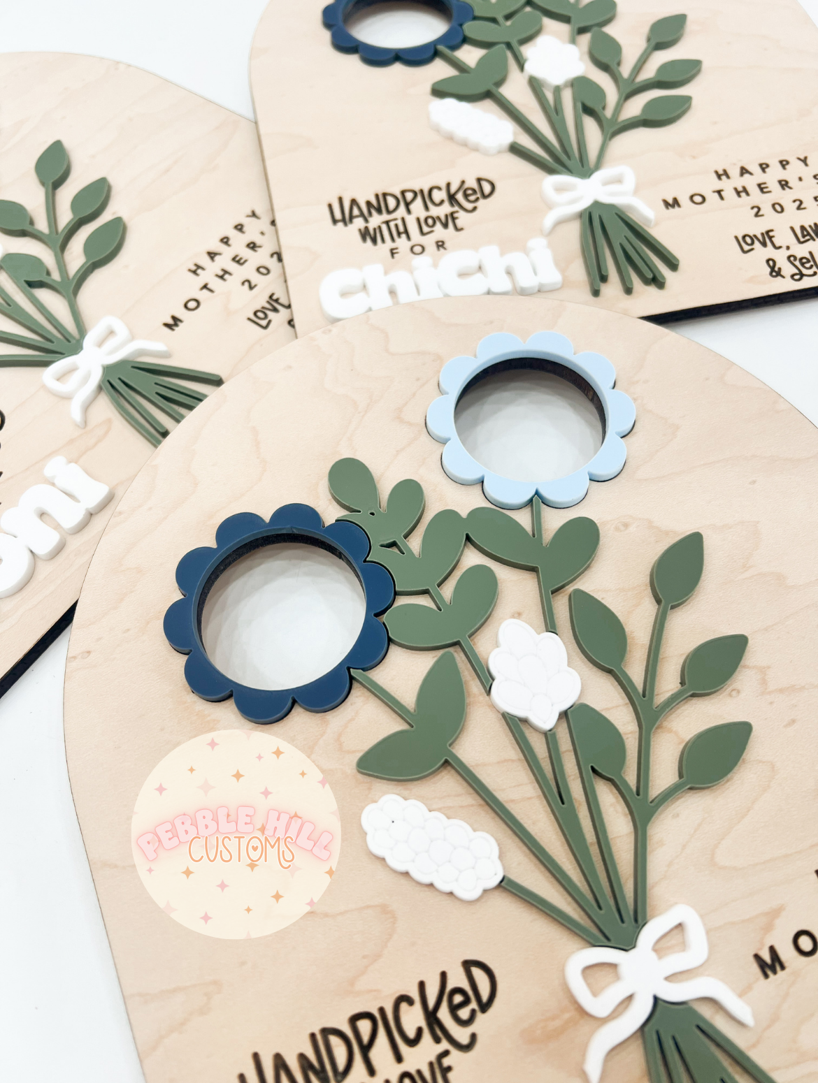 Flower Bouquet Photo Sign