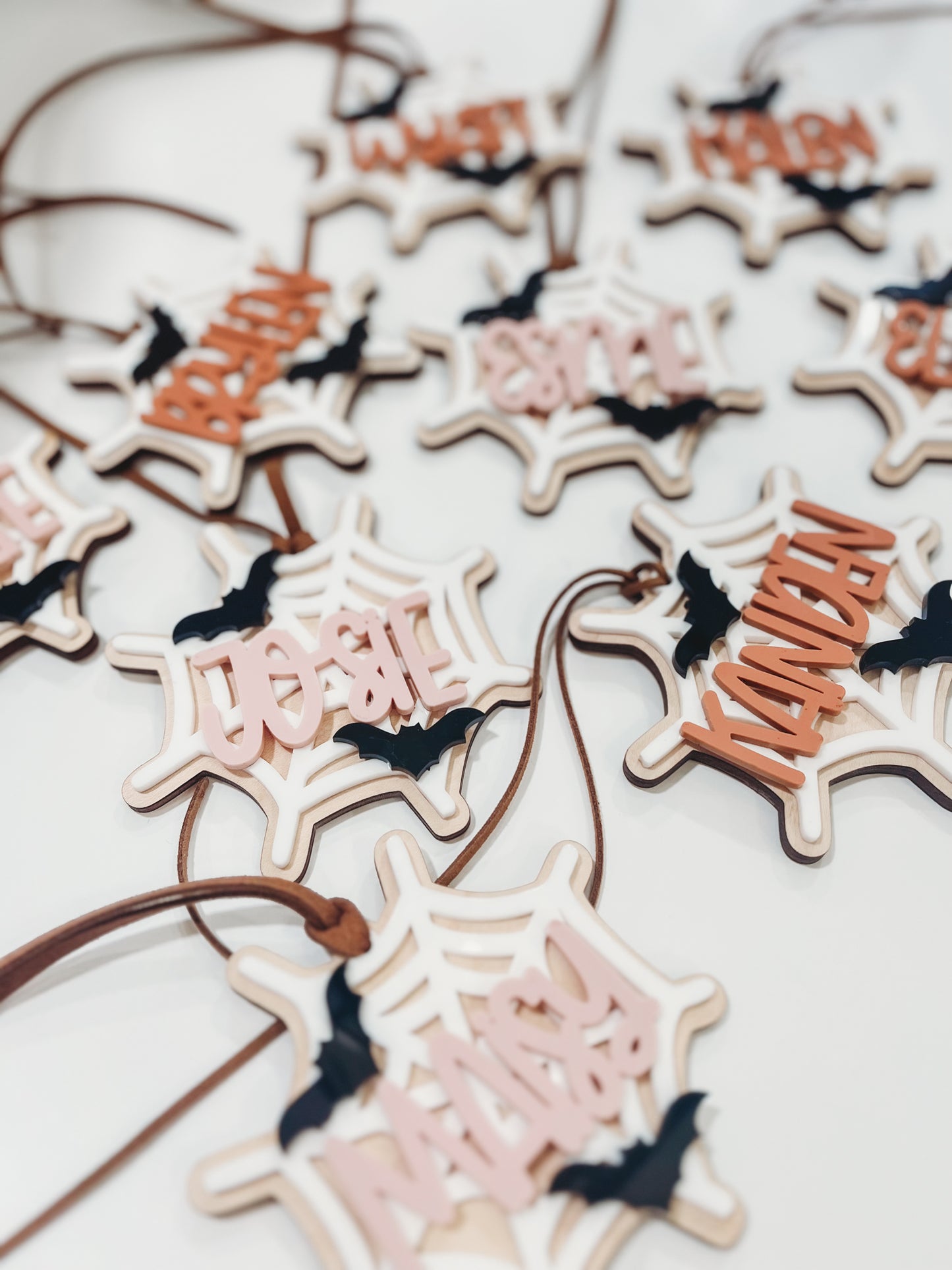 Spider Web Halloween Tag