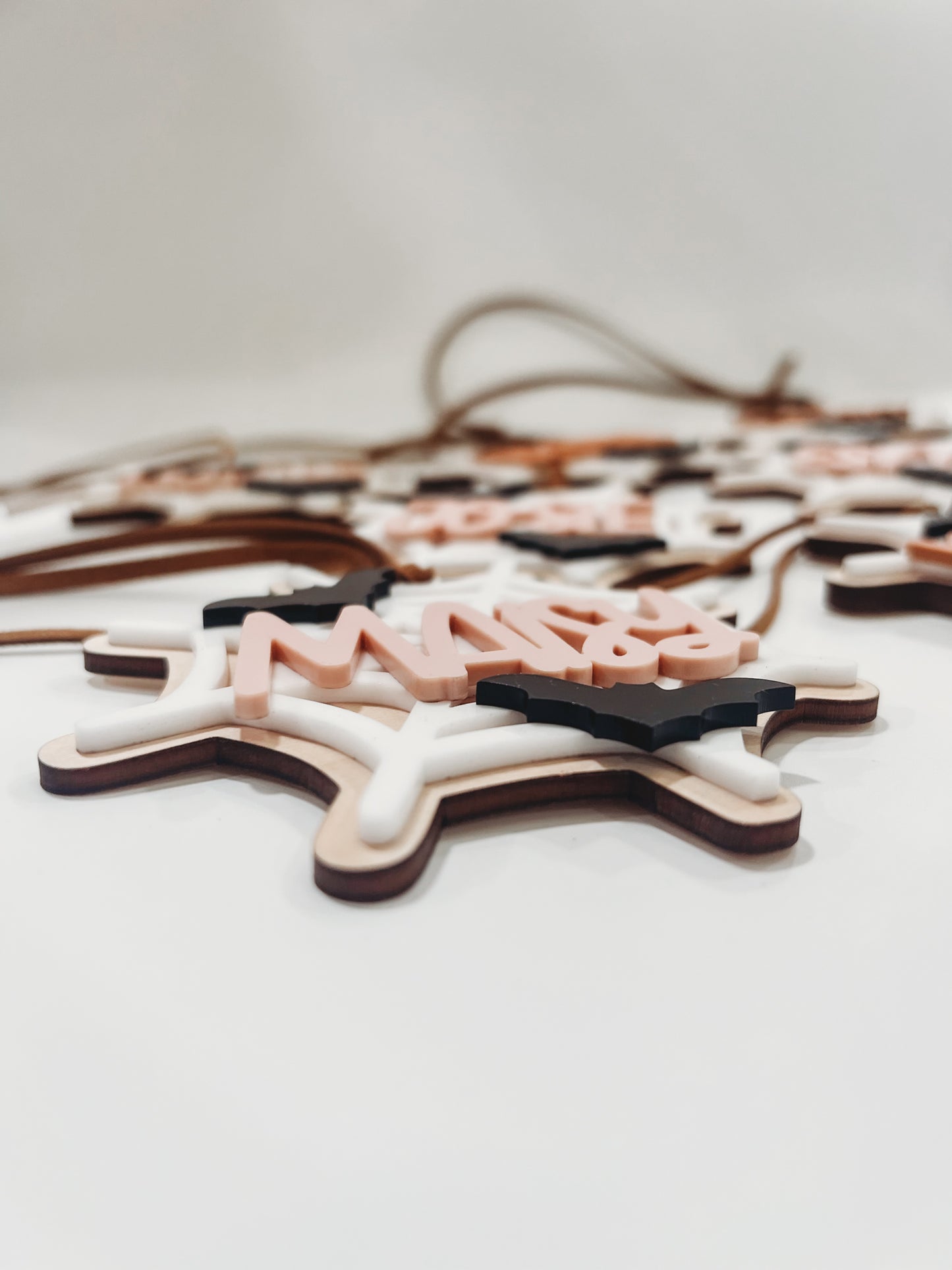 Spider Web Halloween Tag