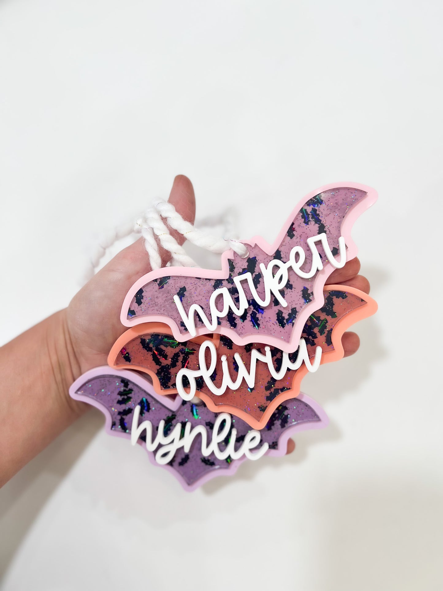 Glitter Bat Tag