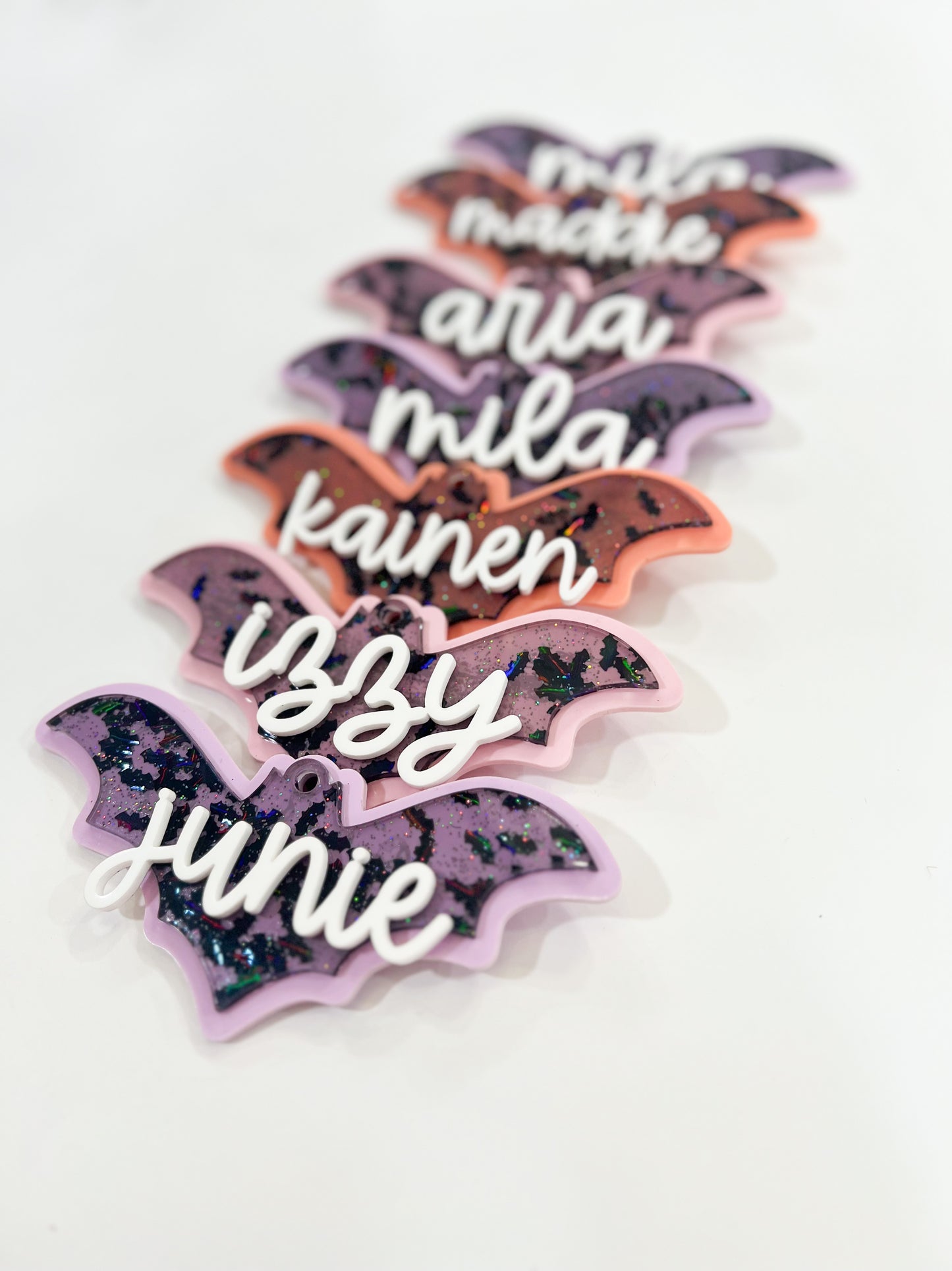 Glitter Bat Tag