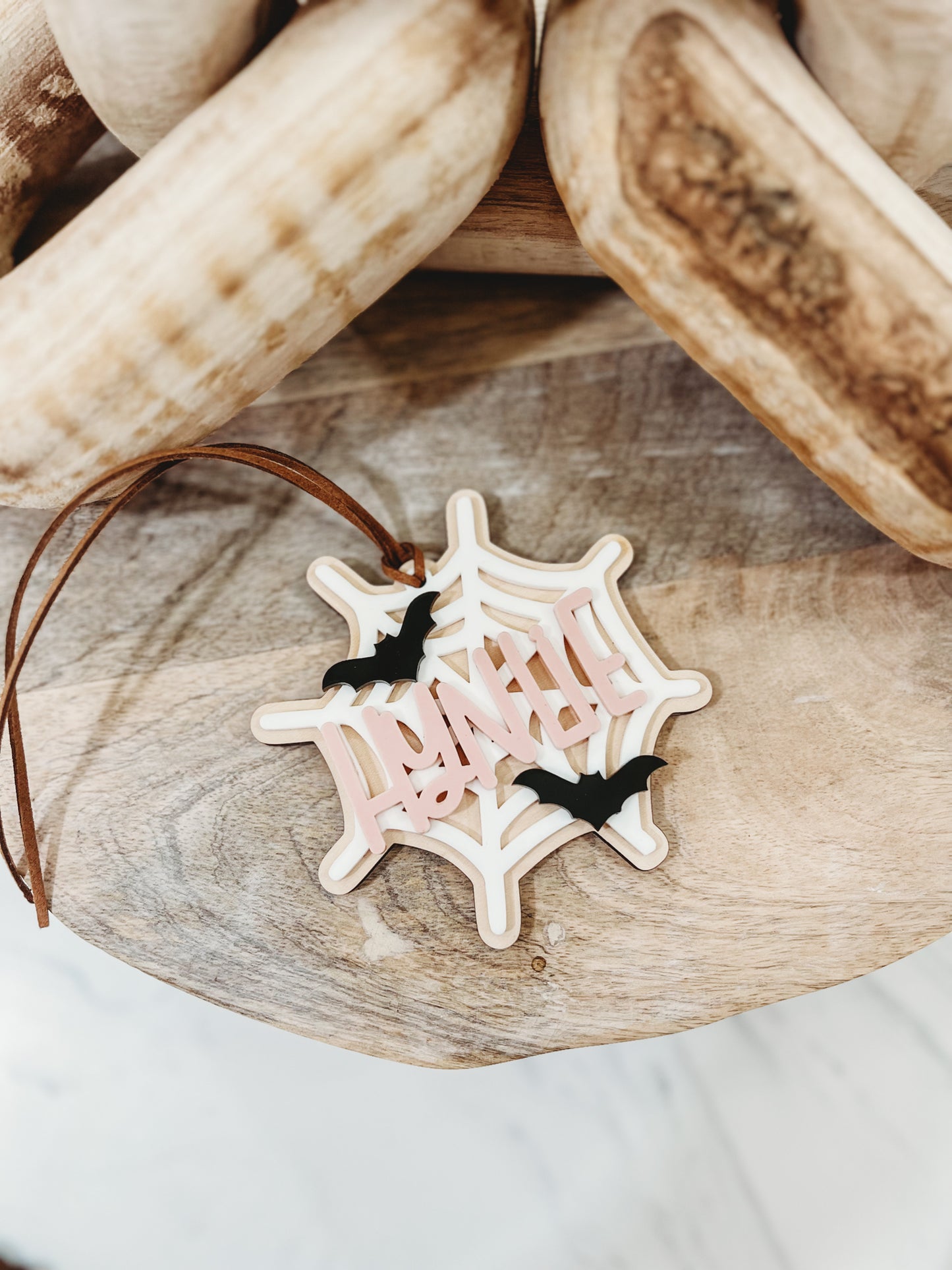Spider Web Halloween Tag