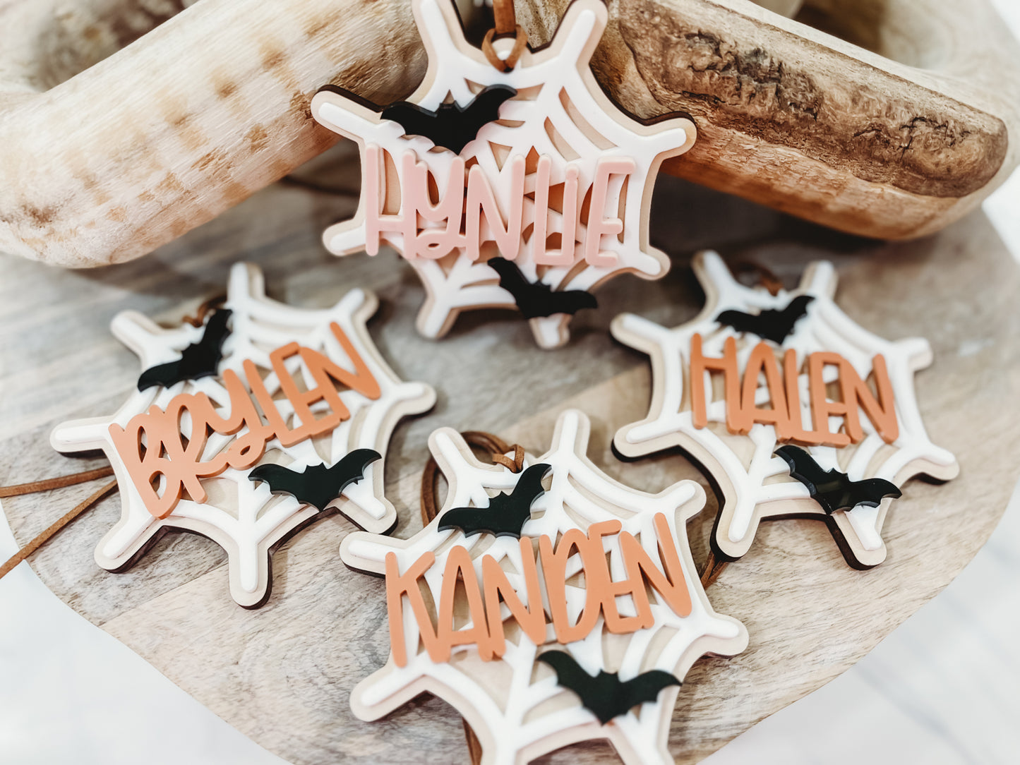 Spider Web Halloween Tag