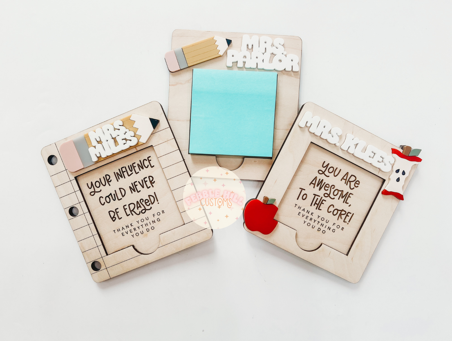 Teacher Sticky Note Holder