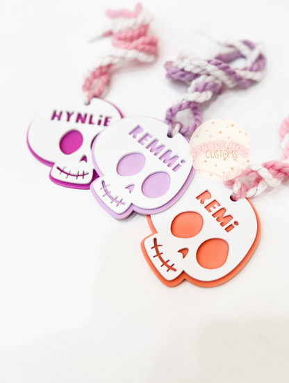 Skull Halloween Tag