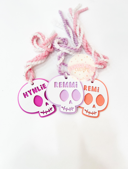 Skull Halloween Tag