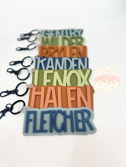 Matte Boys Backpack Tags