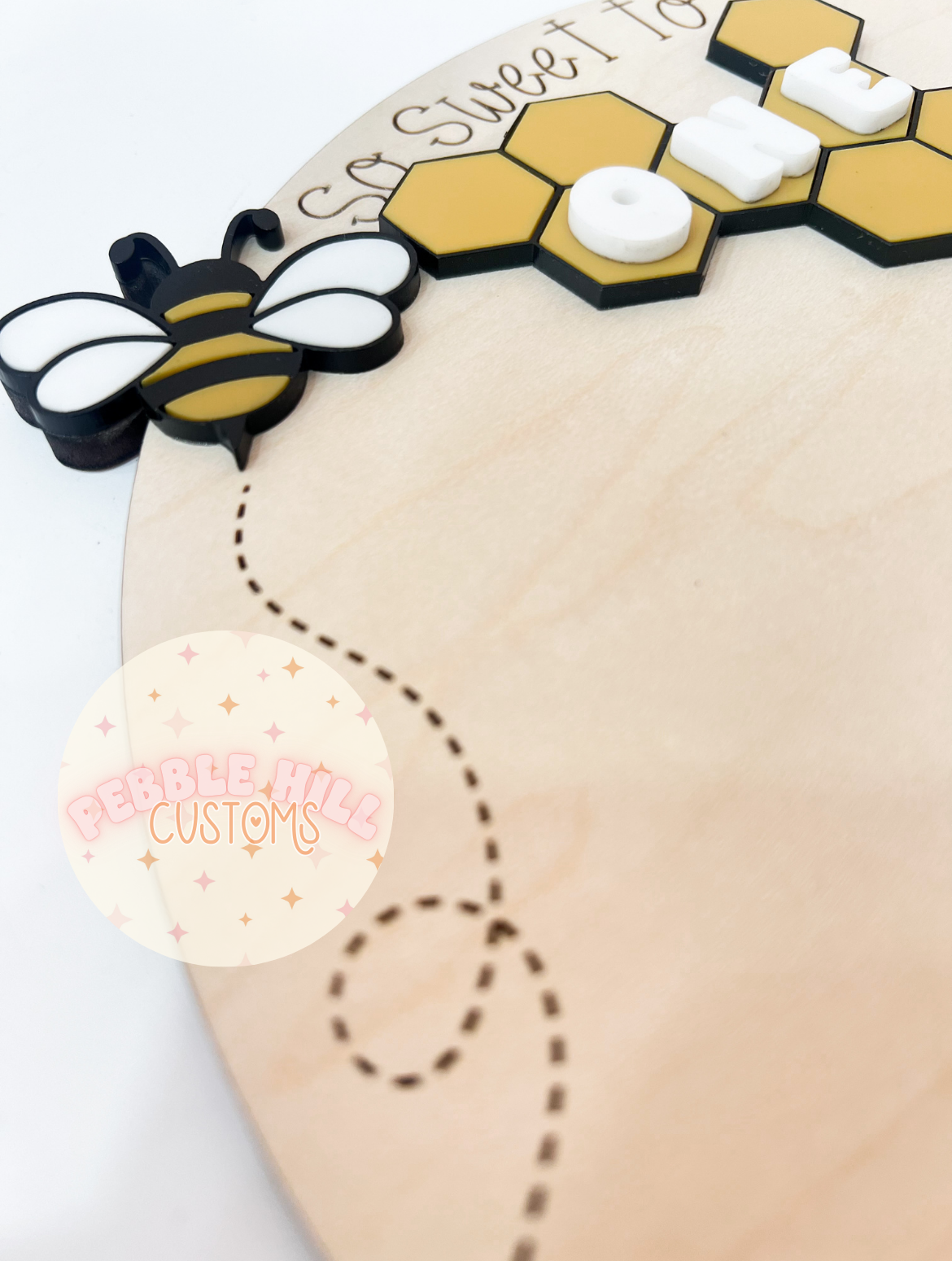 Sweet to BEE one Handprint Sign