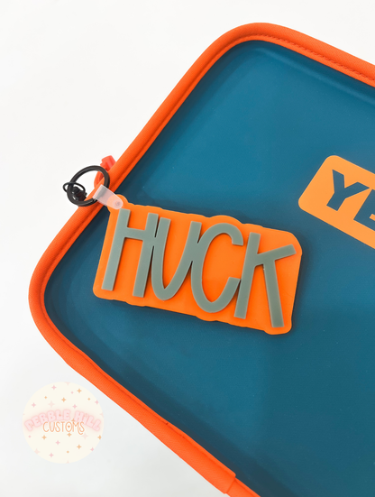 Orange/Sage Backpack Tag