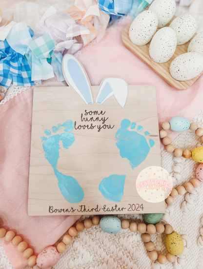 Easter Footprint Signs