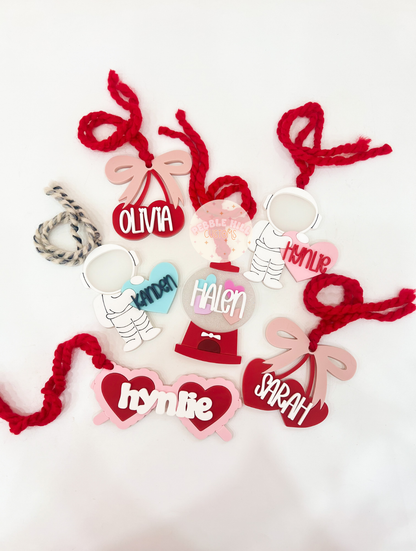 Bubblegum Dispenser Valentine's Tag