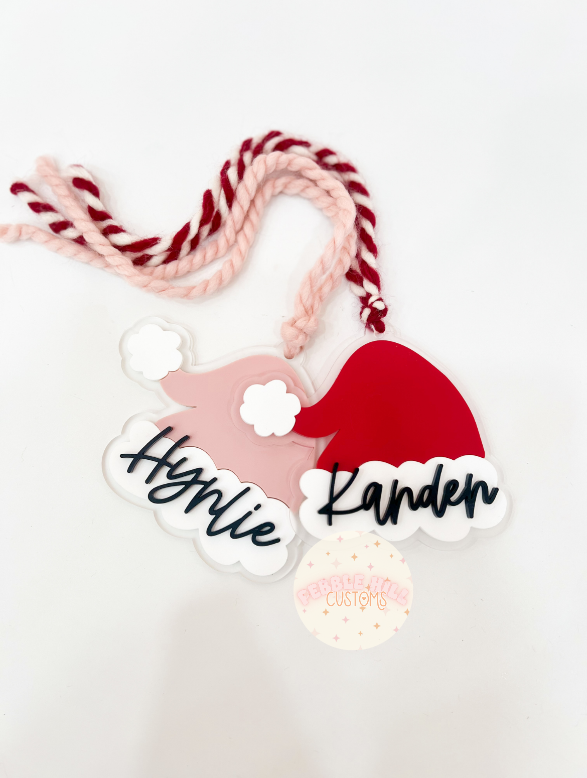 Santa Hat Tag