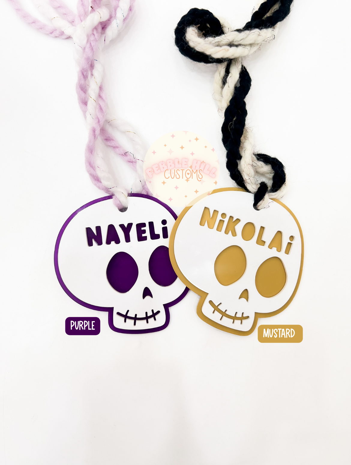 Skull Halloween Tag