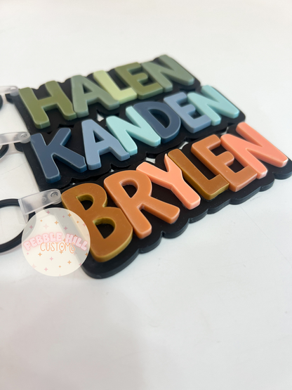 Ombre Backpack Tags