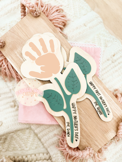 Flower Mother's Day Handprint