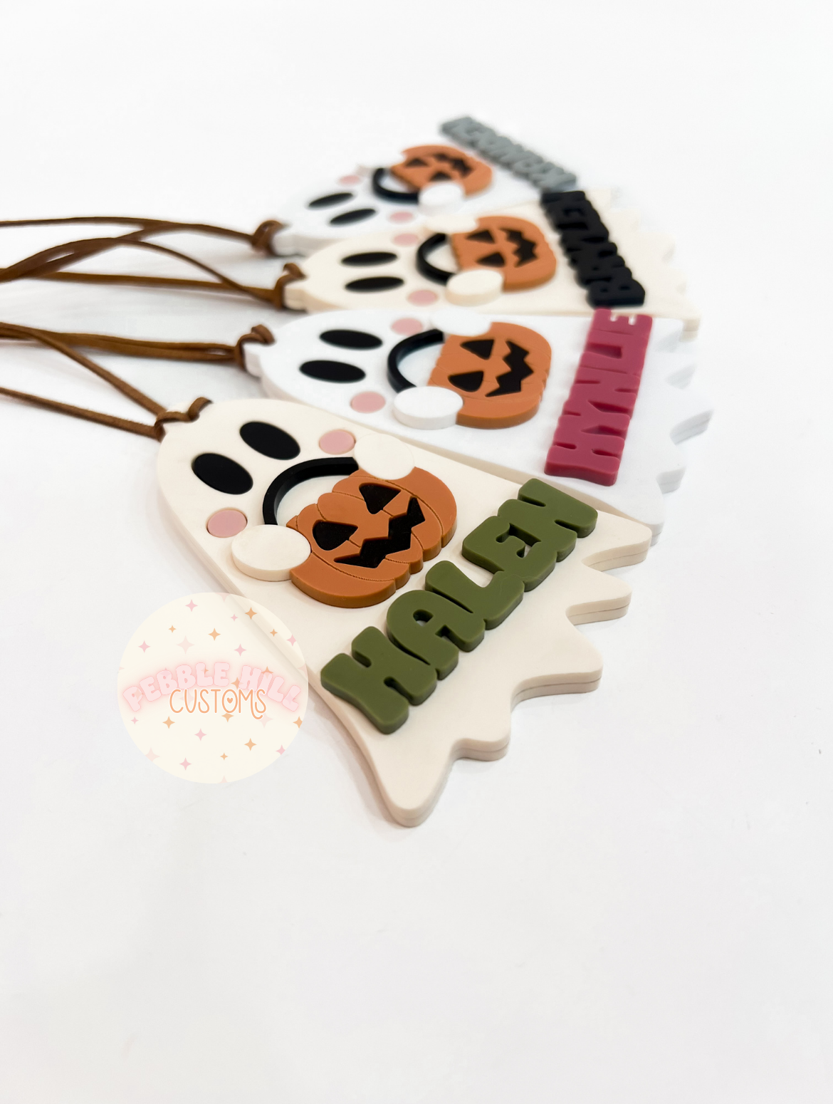 Ghost Candy Bucket Boo Basket Tag