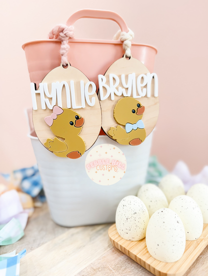 Duck Easter Tag