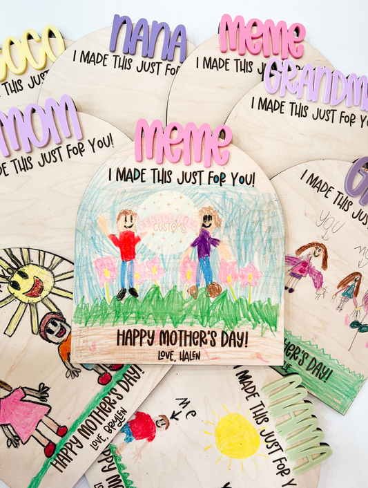 Mother's Day Drawing Arch Sign