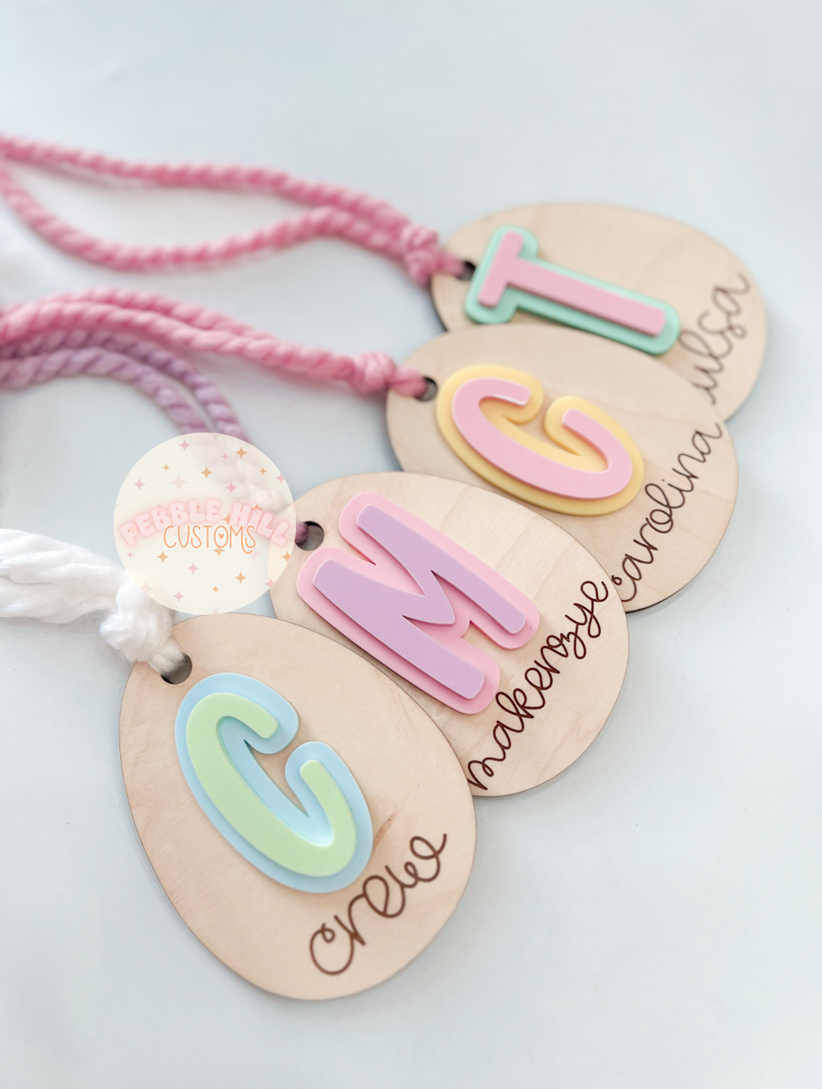 Wooden Egg Tags