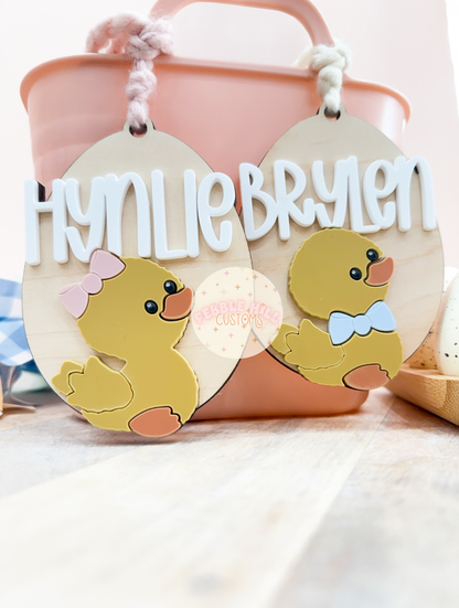 Duck Easter Tag