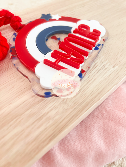 Patriotic Rainbow Tag