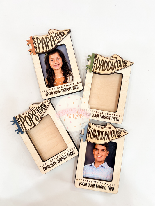 Pennant Flag Father's Day Photo Magnet