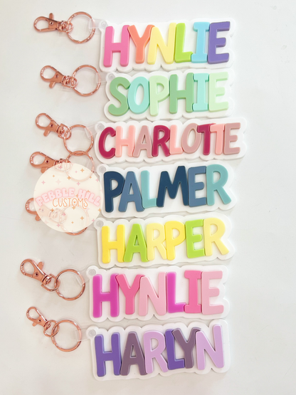 Ombre Backpack Tags