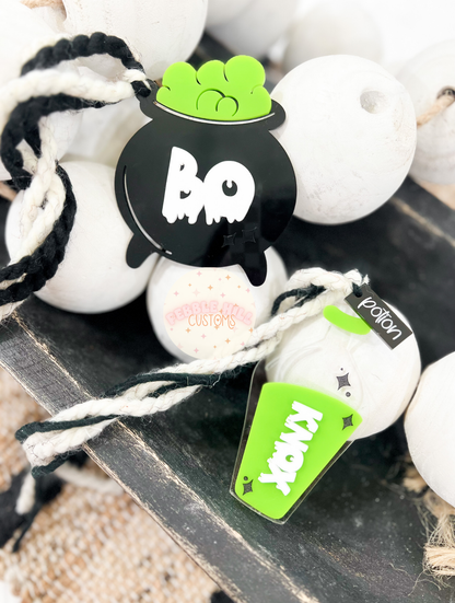 Cauldron Halloween Tag