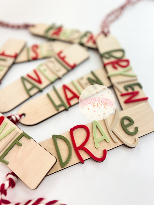 Christmas Ombre Stocking Tags