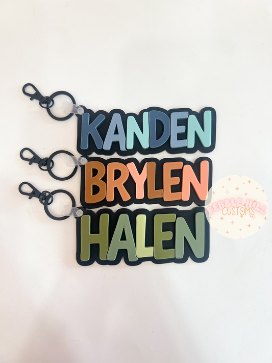Ombre Backpack Tags