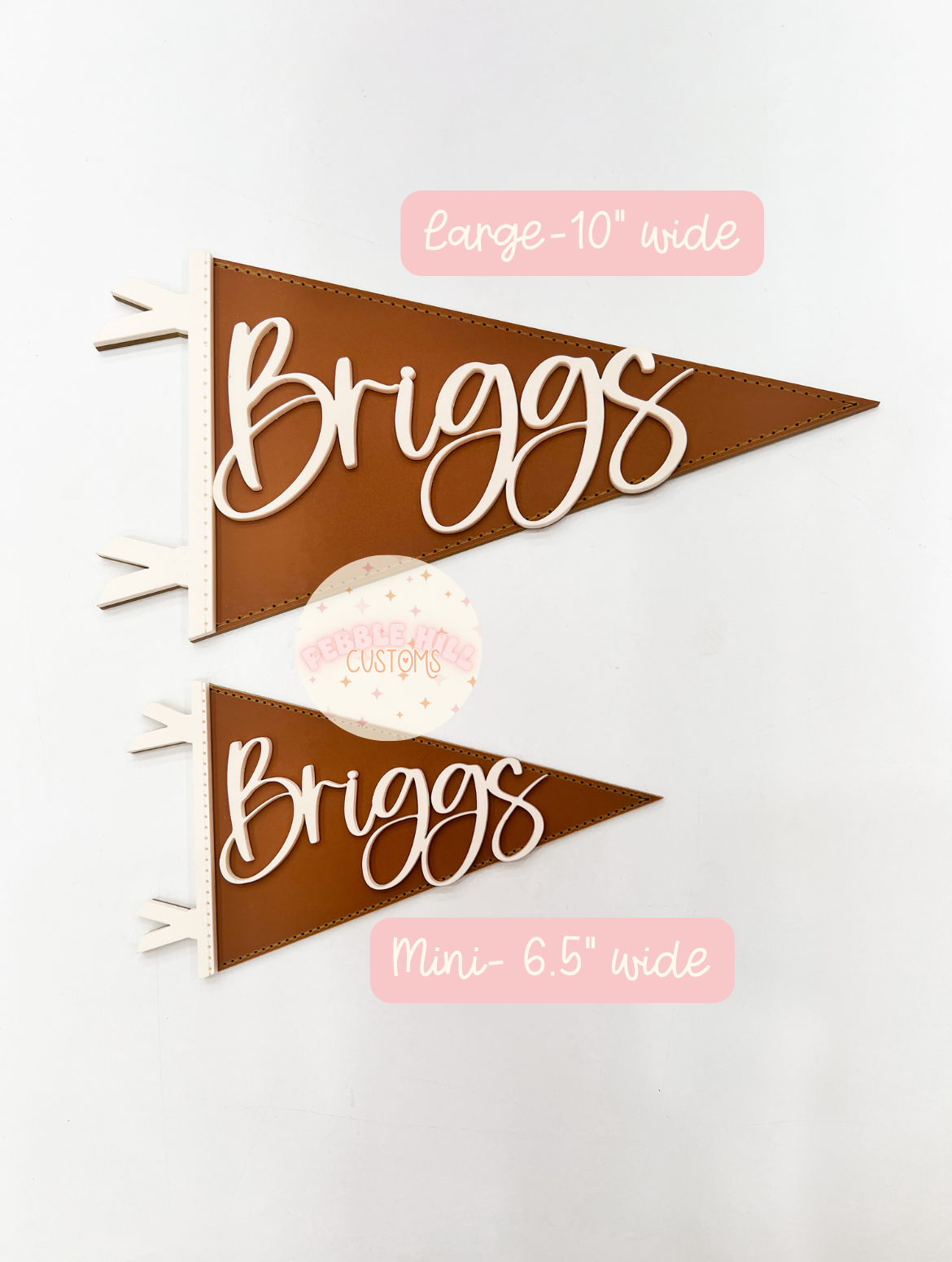 Pennant Flag Baby Name Sign