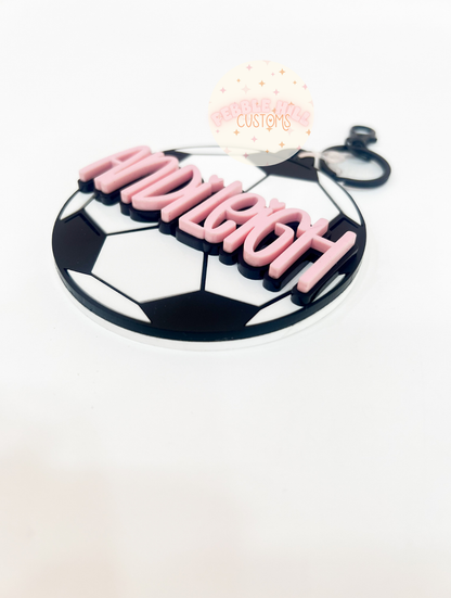 Soccer Backpack Tag