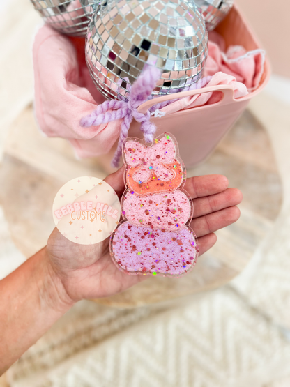 Pinkoween Stacked Pumpkin Tag